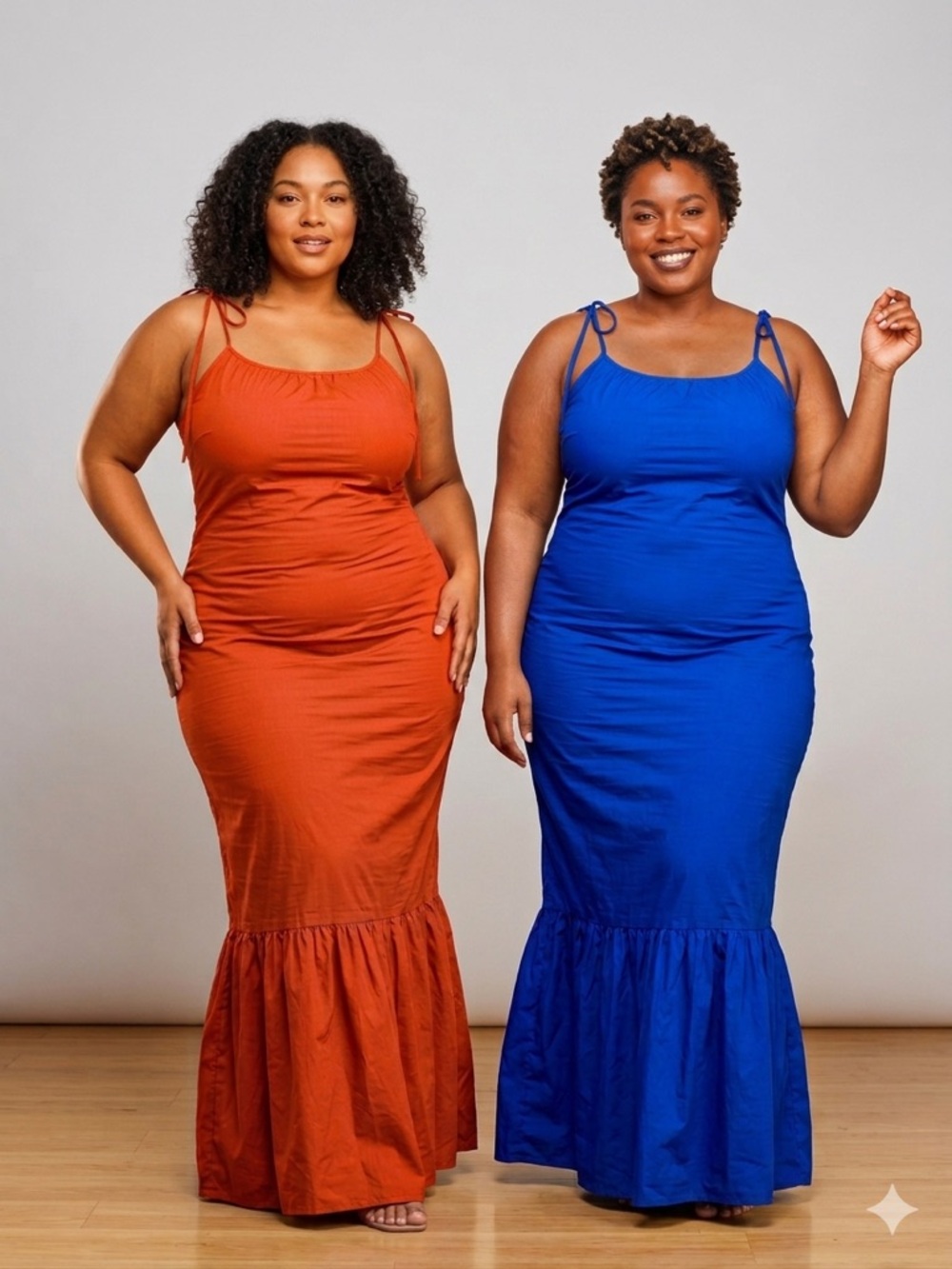 Maxi Sundress with Ruffle Hem